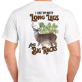 I like 'em with ling legs and big racks: Deer Hunting T-Shirt. Menswear men funny Casual Cotton Fabric Hoodie, Sweatshirt