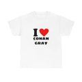 I love Conan Gray Cotton t shirt, Meme Shirt, Gift Present, Gift For Him, Gift For Her, I love T-Shirt, I heart shirt,...