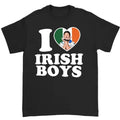 I love Irish Boy Shirt, St. Patricks Day Women's Sweatshirt, I Love My Boyfriend Shirt Hoodie | GrindPrints.com