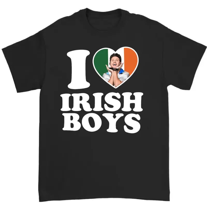 I love Irish Boy Shirt, St. Patricks Day Women's Sweatshirt, I Love My Boyfriend Shirt Hoodie | GrindPrints.com