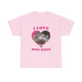 I love moo deng shirt, Funny Gifts Menswear Top Shortsleeve Underwear Tshirt Streetwear Hoodie, Sweatshirt | GrindPrints.com