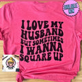 I love my husband T-shirt Crew Neck Hoodie, Sweatshirt | GrindPrints.com
