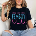 I'm A Cute Little Femboy Aesthetic Sissy T-Shirt | Unisex Cotton, Top Womenswear Hoodie, Sweatshirt | GrindPrints.com