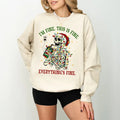 I'M Fine Skeleton Mental Health Everything Is Fine Funny Light Skull T-Shirts, Hoodie, Sweatshirt