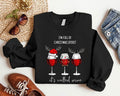 I'm Full Of Christmas Spirit It's Called Wine Sweatshirt, Christmas Wine Sweatshirt, X-mas Party Gift Sweater, Santa Red...