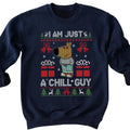 I'm Just A Chill Guy Funny Christmas Sweatshirt -  My New Character Chill Guy Sweatshirt - Chill Guy Meme Shirt -...