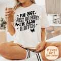 I'm Not Just An Aunt I'm Also A Bitch Png Svg, Funny Aunt Svg, Motivational Svg, Sarcasm Svg, Sarcastic Svg, Adult...