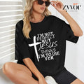 I'm Not Perfect But Jesus Thinks I'm to Tee Pure Cotton Casual Style Crew Neck Short Sleeve T-Shirt Tops Trendy for...