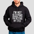 I'm Not Sleeping I'm Resting My Eyes Hoodie, Funny Mens Rad Dad Shirt, Daddy Sweatshirt For Father's Day, Unisex Crewneck...