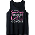 I'm Not Swearing I'm Using My Workout Words Fitness Gym Fun Tank Top Made in USA T-Shirts, Hoodie, Sweatshirt