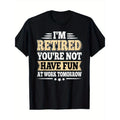 I'm Retired You Are Not Retro Vintage Retirement Retire T-Shirt Made in USA Hoodie, Sweatshirt | GrindPrints.com