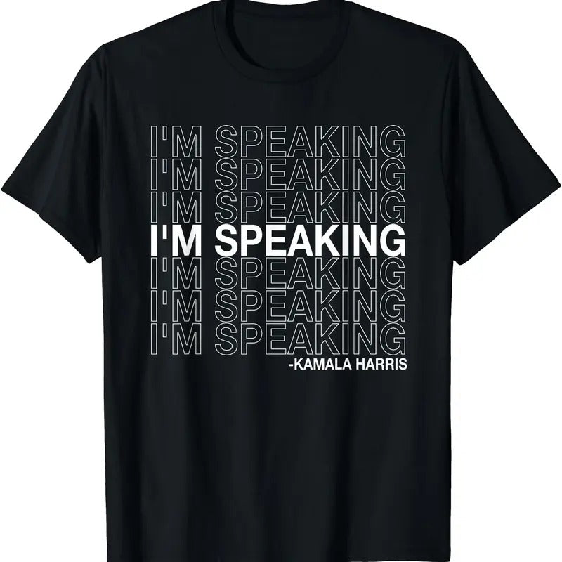 I'm Speaking Kamala Harris Funny Vice Presidential Debate T-Shirt Hoodie, Sweatshirt | GrindPrints.com
