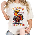 I'm Thankful Trump Won Shirt Trump Thanksgiving Shirt Trump 2024 MAGA Shirt, Funny Trump Turkey 45 47 Sweatshirt for Men...