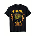 I'm The Crazy Camo Turkey Family Matching Thanksgiving Funny T-Shirt, 100% Cotton, Halloween Thanksgiving Christmas Gift...