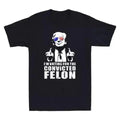 "I'm Voting For The Convicted Felon Funny Man Middle Finger Meme T-Shirt, Men's T-Shirt, Trending Shirt, Trumm Shirt,...