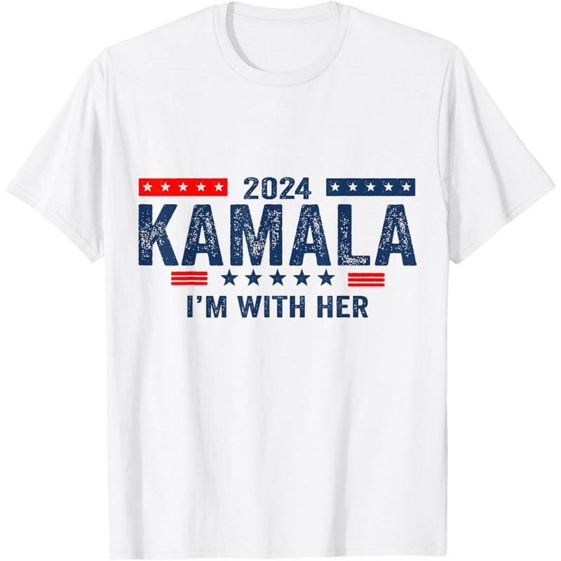 I'm With Her Kamala Vote For 2024 President Kamala-Harris T-Shirt made in usa Hoodie, Sweatshirt | GrindPrints.com