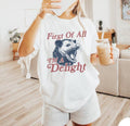 I'm a Delight T-Shirt, First of All, Vintage Possum Tshirt Hoodie, Sweatshirt | GrindPrints.com