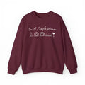 I'm a Simple Woman ultrasoft Sweatshirt, Wine Sweatshirt For Women T-Shirts, Hoodie | GrindPrints.com
