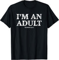 I'm an Adult Technically Funny 18th Birthday Gift T-Shirt Hoodie, Sweatshirt | GrindPrints.com