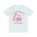 I'm literally just a lesbian | sapphic shirt | retro lesbian shirt | funny lesbian gifts | funny lesbian shirt | live...