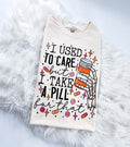 I used to Care Comfy Tshirt Unisex T-Shirt Oversized Womenswear Top Hoodie, Sweatshirt | GrindPrints.com