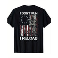 I won't run, I'll reload the gun. American flag Patriot T-shirt -Made in USA Hoodie, Sweatshirt | GrindPrints.com
