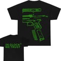 IN GLOCK WE TRUST 2 side T-shirt, Menswear Top , GIft For Men,Full color,Design Green, T-shirt For Men Hoodie, Sweatshirt