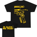 IN GLOCK WE TRUST 2 side T-shirt, Menswear Top , GIft For Men,Full color,Design Yellow, T-shirt For Men Hoodie, Sweatshirt