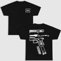 IN GLOCK WE TRUST DOUBLE SIDE MULTI COLOR SHIRT Menswear Top New Design Underwear Streetwear Hoodie, Sweatshirt