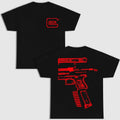 IN GLOCK WE TRUST DOUBLE SIDE SHIRT BLACK VERSION Menswear Top New Design Underwear Streetwear Hoodie, Sweatshirt