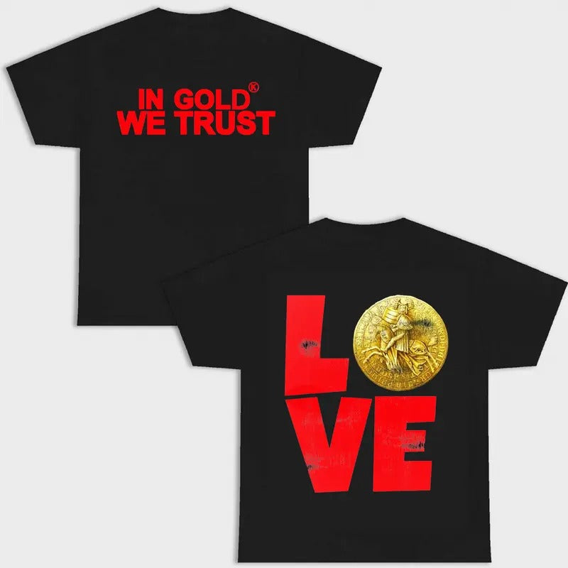 IN GOLD WE TRUST DOUBLE SIDES BLACK VERSION MENWEAR GANG SHIRT Hoodie, Sweatshirt | GrindPrints.com