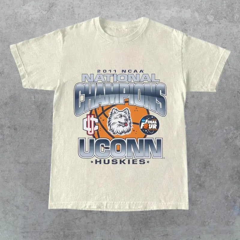 INTAGE 90S UCONN '11 NCAA CHAMPS FINAL FOUR, Gift for Her, Gift for Him, Gift for Fan T-Shirts, Hoodie, Sweatshirt