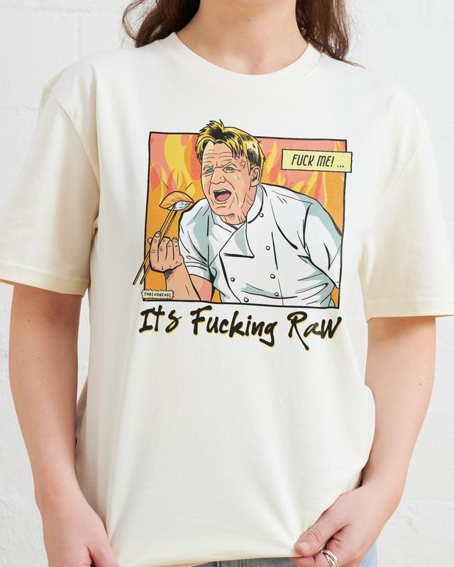 IT'S RAW! T-SHIRT, Men Summer Fashion Cotton, Cotton Menswear, S to 3XL Soft Top Hoodie, Sweatshirt | GrindPrints.com
