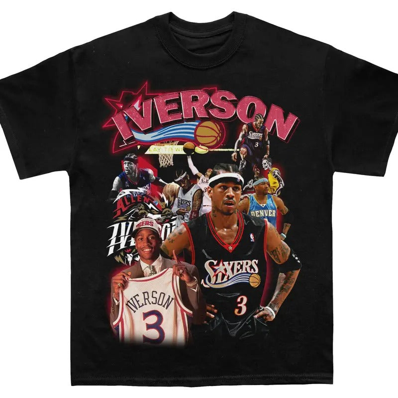 IVERSON ICON T-SHIRT - STREETWEAR Hoodie, Sweatshirt | GrindPrints.com