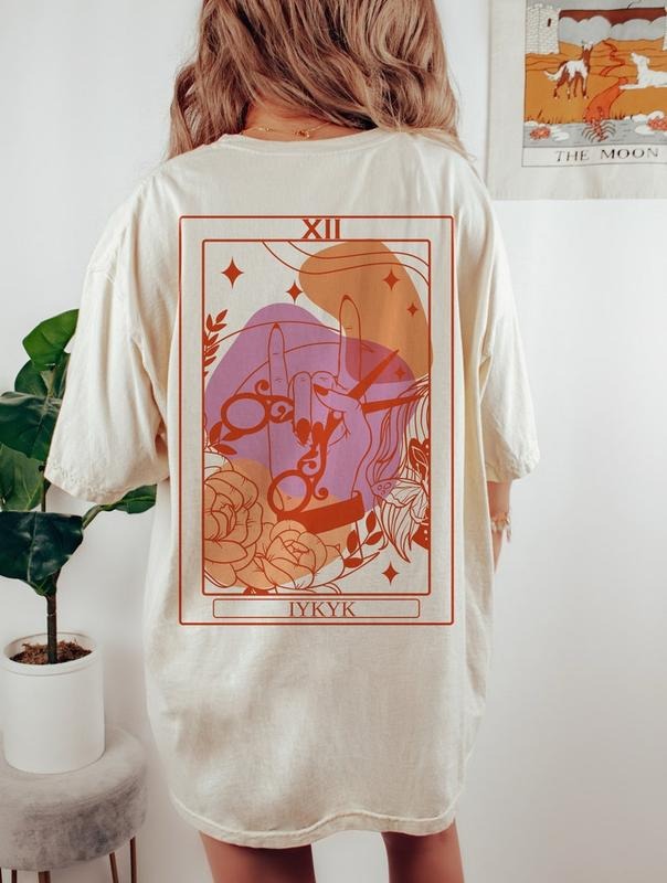IYKYK Lesbian Sapphic Tarot Card Colors sweatshirt, Vintage Lesbian Tshirt, Cool Queer Shirt, March for the Movement...