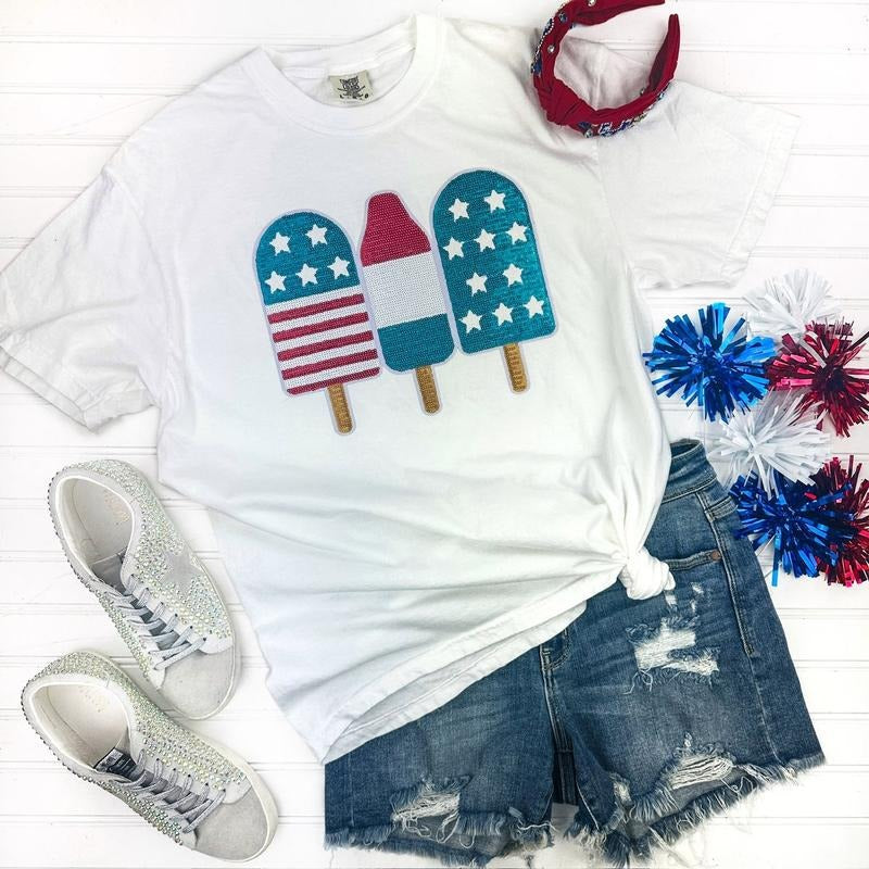 Ice Cream USA Patch Comfort Colors T-Shirts, Hoodie, Sweatshirt