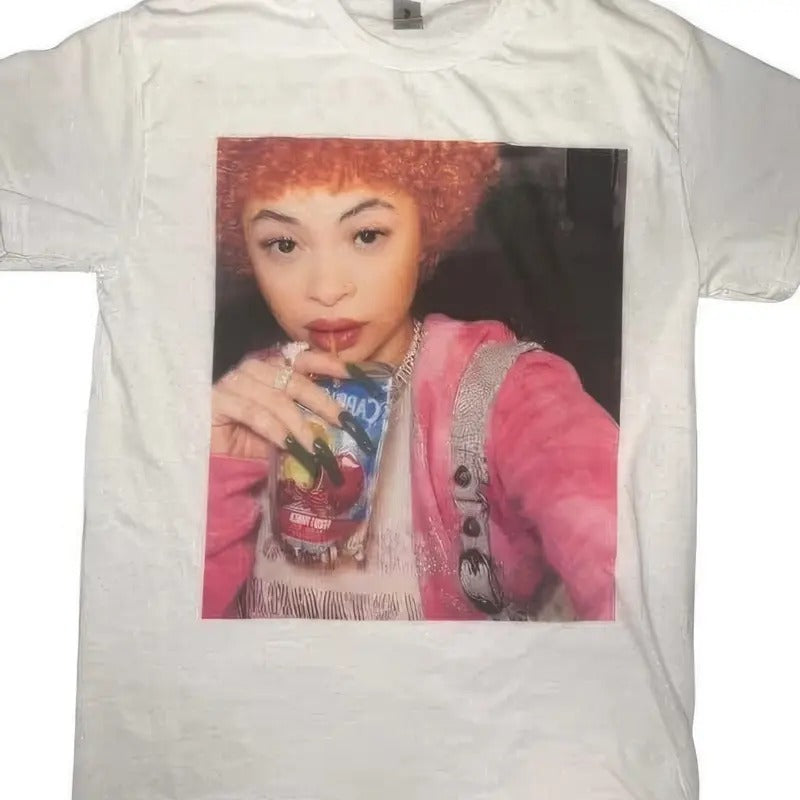 IceSpice Retro Shirt Music-Inspired Hip Hop Tee by IceSpice Rapper ! Hoodie, Sweatshirt | GrindPrints.com