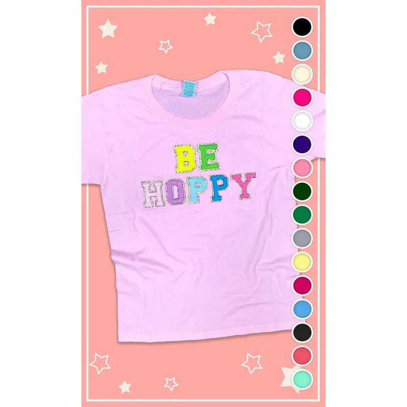 Ideal Chenille Be Hoppy Easter Youth Shirt Hoodie, Sweatshirt | GrindPrints.com