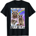 Idk How Much Longer I Can Slay Raccoon T-Shirt made in usa Hoodie, Sweatshirt | GrindPrints.com
