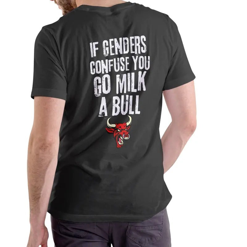 If Genders Confuse you T Shirt Unisex Cotton Menswear Soft Hoodie, Sweatshirt | GrindPrints.com