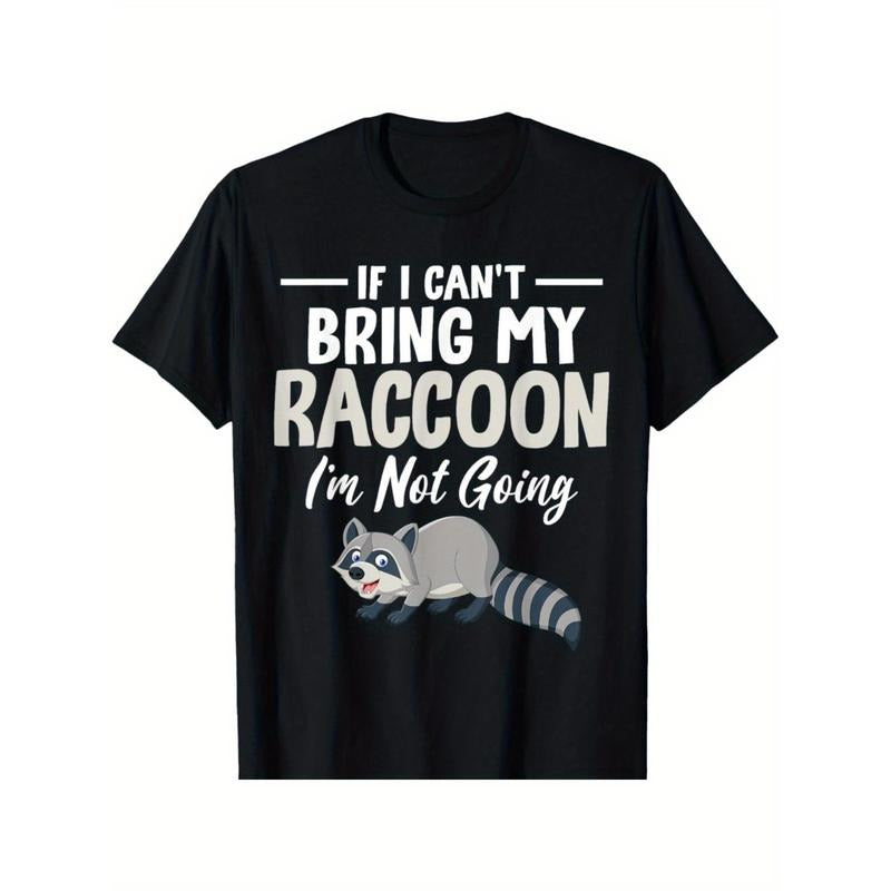 If I-Can't Bring My Raccoon I'm Not Going Funny Raccoon T-Shirt made in usa Hoodie, Sweatshirt | GrindPrints.com