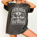 If I'm The Problem Then You Might Be The Reason Shirt, Vintage Wallen Country Concert 2025, Nashville Country Music...