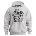 If My Mouth Doesn't Say It Hoodie - Women's Pullover Hoodie - Long Sleeve - Casual T-Shirts, Sweatshirt | GrindPrints.com