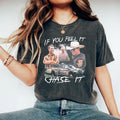 If You Feel It, Chase It , Glen Powell Vintage Shirt, Gift For Woman and Man, Twisters Shirt, Glen Powell Tee, Not My...