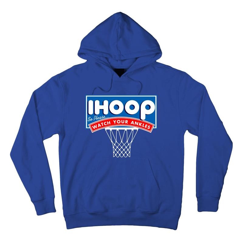 Ihoop I Hoop So Please Watch Your Ankles Classic Logo Funny Basketball Hoodie T-Shirts, Sweatshirt | GrindPrints.com