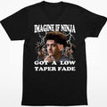 Imagine If Ninja Got A Low Taper Fade Shirt Hoodie, Sweatshirt | GrindPrints.com