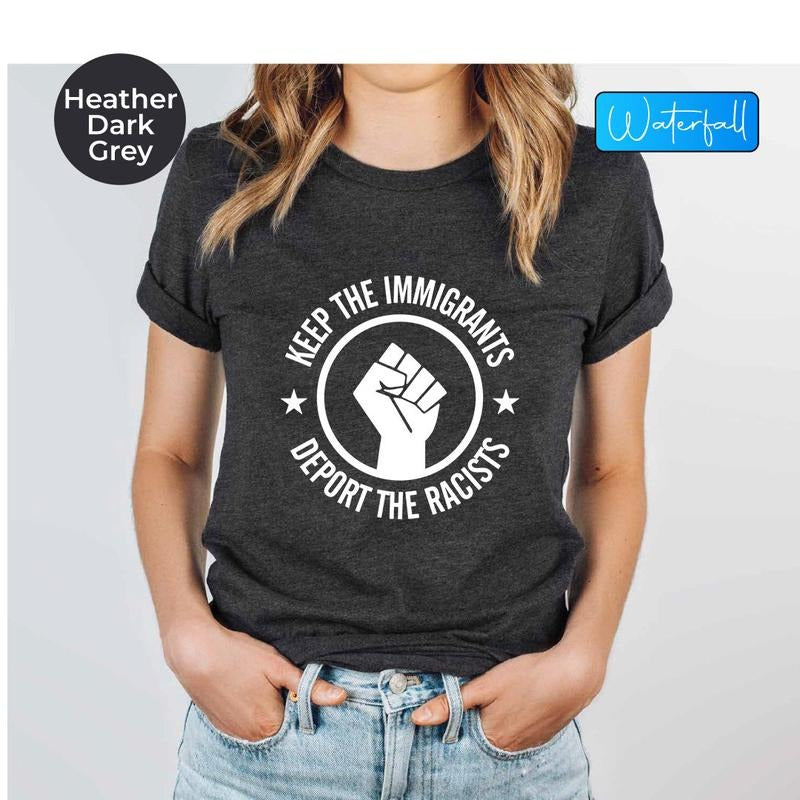 Immigrants Shirt, Anti Racist T-shirt, Human Rights Tee, Equal Rights Shirt, Activist Gift, Immigrant Tee, Anti Racism...