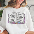 In A Really Good Place Right Now Book Sweatshirt Book Lovers Pullover Bookish Book Faire Sweatshirt Reading and Bookish...