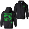 In GLock We Trust Hoodie ,Sweatshirt , T-shirt - Glock Shirt- Design Green Color Double Sided - Men's & Women's Classic...