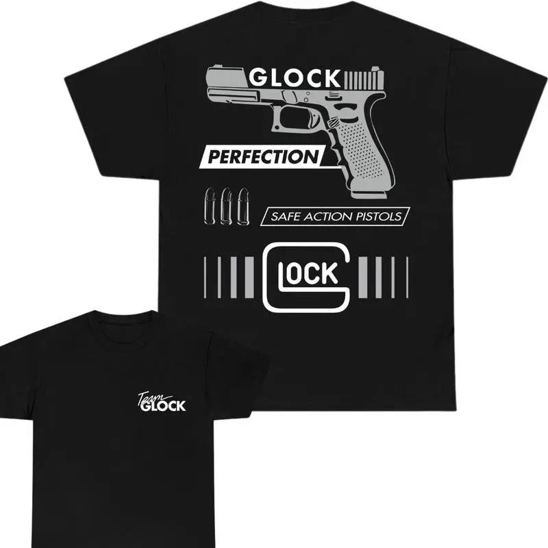 In Glock We Trust 2 sides unisex T-shirt,Design Pink, T-shirt For Men, GIft For Men,Full color, Menswear Top,In Glock...